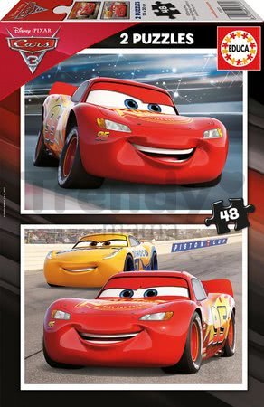 Puzzle Cars 3 Educa 2x48 dielov od 5 rokov