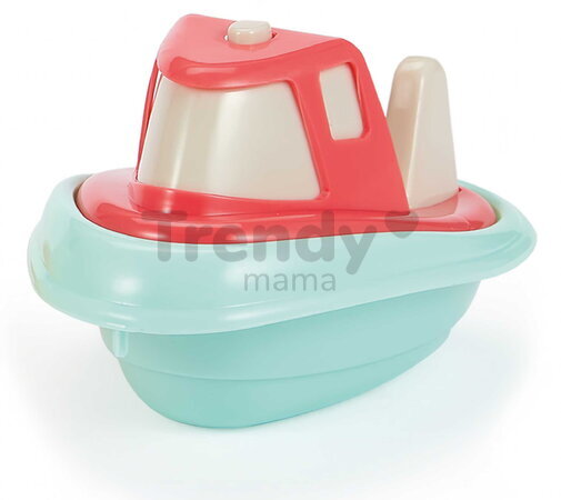 Člun Écoiffier mini (délka 10,5 cm) červeno-zelený od 18 měsíců