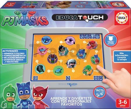 Tablet elektronický PJ Masks Contens Educa pre deti od 3-6 rokov španielsky