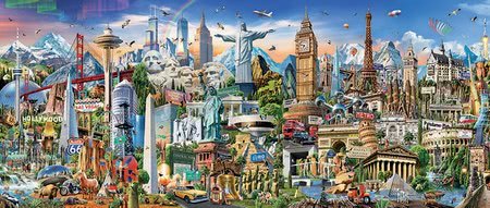 Puzzle Around the world Educa 42000 dielov od 11 rokov