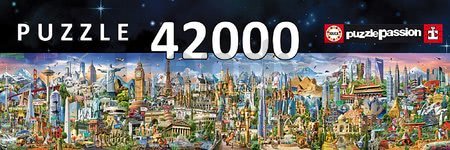 Puzzle Around the world Educa 42000 dielov od 11 rokov