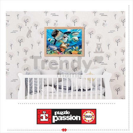 Puzzle Underwater selfies Educa 500 dielov a Fix lepidlo od 11 rokov