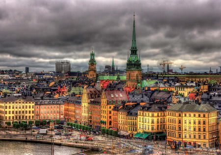 Puzzle Views of Stockholm Educa 1000 dielov a Fix lepidlo od 11 rokov