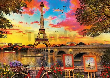 Puzzle Sunset in Paris Educa 3000 darabos 11 évtől