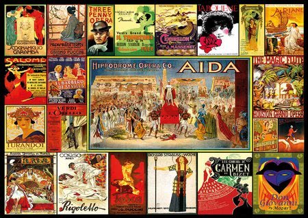 Puzzle Collage of Operas Educa 3000 dielov od 11 rokov