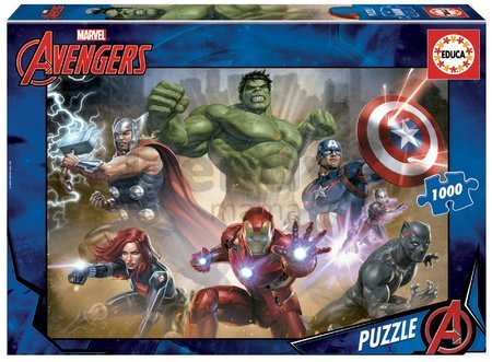 Puzzle The Avengers Educa 1000 dielov a Fix lepidlo od 11 rokov