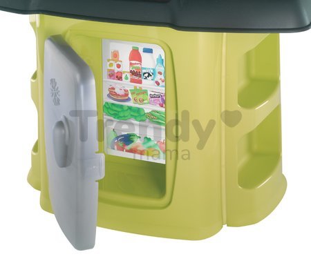 Kuchynka 100% Chef Loft Écoiffier so 14 doplnkami červeno-zelená od 18 mes