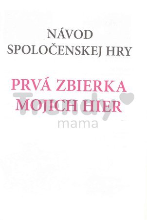 Sada Moje prvé rozprávkové spoločenské hry Dohány od 4 rokov