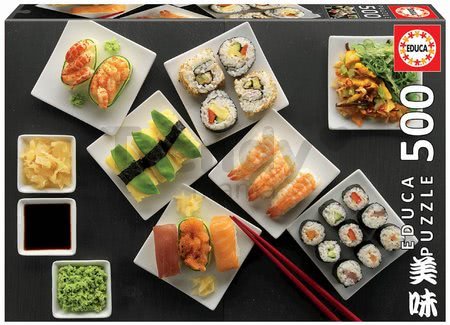 Puzzle Sushi Educa 500 dielov a Fix lepidlo od 11 rokov