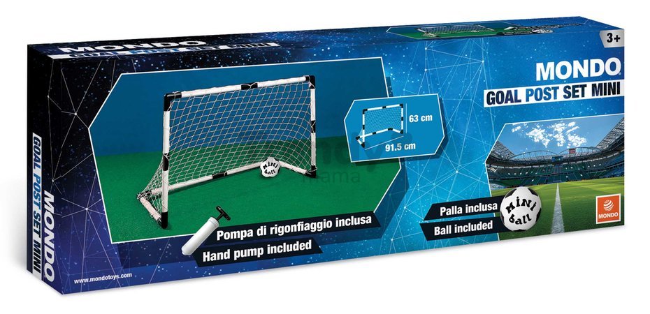 Futbalová bránka Mondo s loptou šírka 91,5 cm od 5 rokov
