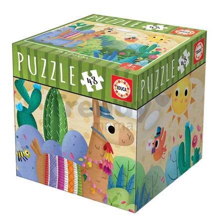 Puzzle Mini Box Lama Educa 48 dielov od 4 rokov