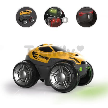 Náhradné pretekárske autíčko k flexibilnej autodráhe FleXtreme Discovery Set Smoby s vymeniteľnou karosériou od 4 rokov