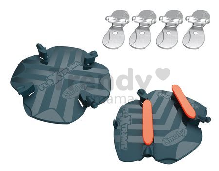 Náhradný diel výhybka k flexibilnej autodráhe FleXtreme Discovery Multi-Circuits Set Smoby 6 dielov k vytvoreniu križovatiek od 4 rokov