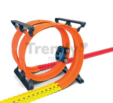 Náhradný diel okruhy k flexibilnej autodráhe Flextreme Discovery Superloops Set Smoby vertikálne a horizontálne 2 kusy