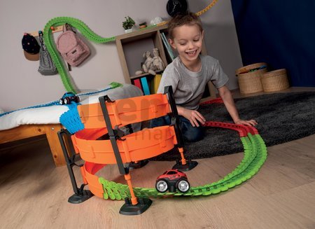 Náhradný diel okruhy k flexibilnej autodráhe Flextreme Discovery Superloops Set Smoby vertikálne a horizontálne 2 kusy