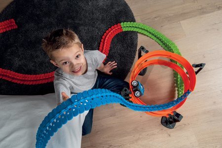 Náhradný diel okruhy k flexibilnej autodráhe Flextrem Discovery Superloops Set Smoby vertikálne a horizontálne 2 kusy