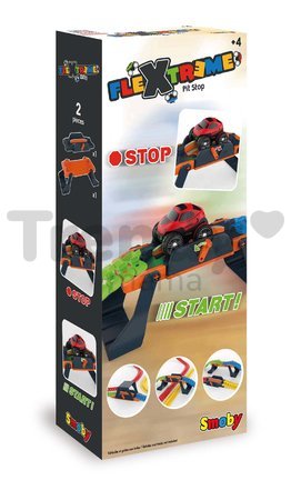 Náhradný diel Stop-Start k flexibilnej autodráhe Flextreme Discovery Set Smoby s mostom a tunelom od 4 rokov