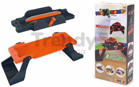 Náhradný diel Stop-Start k flexibilnej autodráhe Flextreme Discovery Set Smoby s mostom a tunelom od 4 rokov