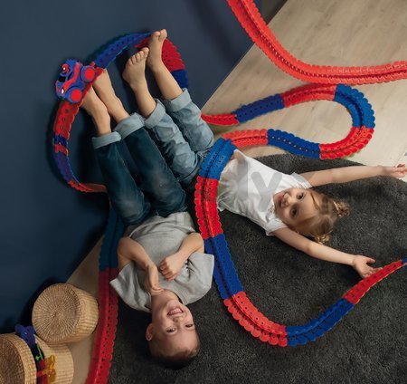 Náhradné diely k flexibilnej autodráhe Spidey Marvel Flextreme Refill Smoby 72 dielov 1,72 metrov od 4 rokov