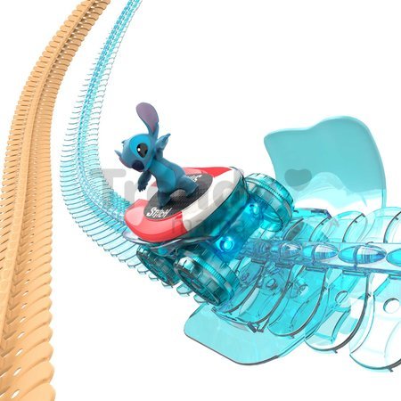 Flexibilná autodráha Flextreme Stitch Set Smoby s elektronickým autíčkom 184 dielov dráhy 4,4 m dĺžka od 4 rokov