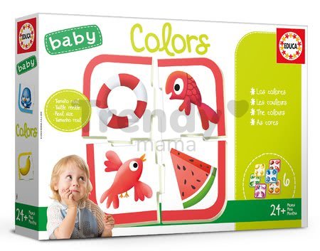 Náučná hra pre najmenších Baby Colours Educa Učíme sa farby od 24 mes