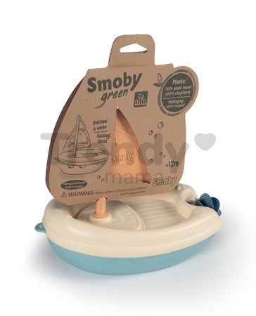 Plachetnica z cukrovej trstiny rastliny Bio Sugar Cane Sailing Boat Smoby z kolekcie Smoby Green 100% recyklovateľné od 12 mes