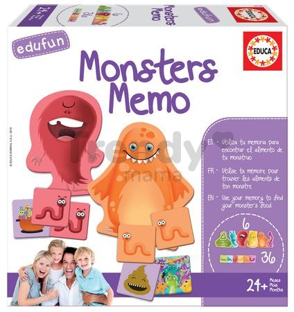 Spoločenská hra Monsters Educa v angličtine od 24 mes