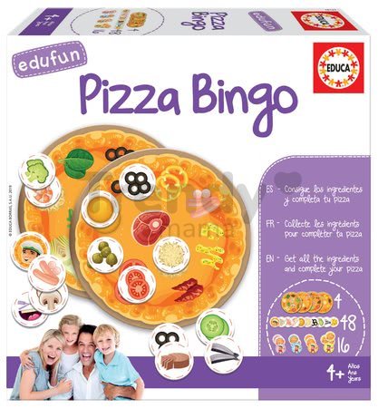 Spoločenská hra Pizza Bingo Educa v angličtine od 4 rokov