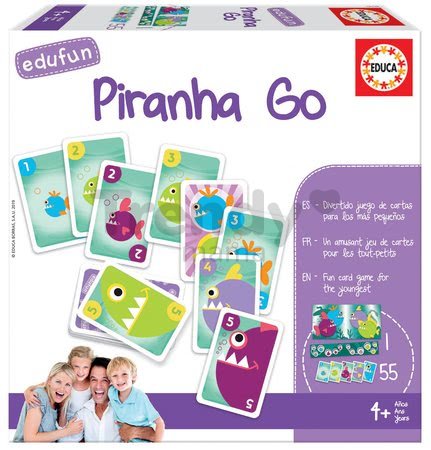 Spoločenská hra Piranhas Educa v angličtine od 4 rokov