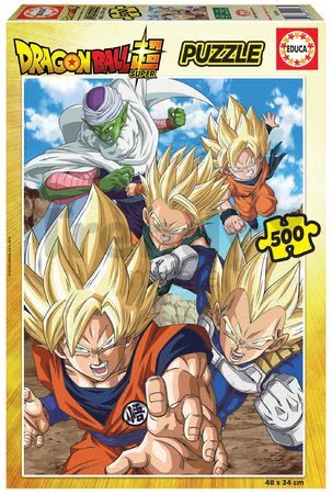 Puzzle Dragon Ball Super Educa 500 dielov a Fix lepidlo od 11 rokov