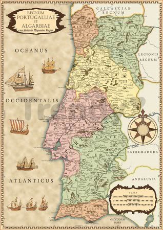 Puzzle historická mapa Portugalska Educa 500 dielov a Fix lepidlo od 11 rokov