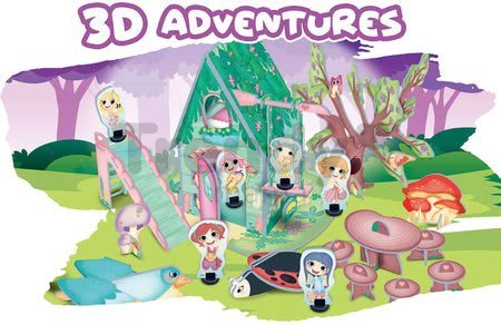 Puzzle dobrodružstvo 3D Lesné princezné Educa od 4 rokov
