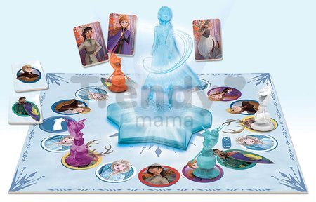 Spoločenská hra Frozen Jeux Reine Des Neiges 2 Educa so zvukom a svetlom vo francúzštine od 4 rokov