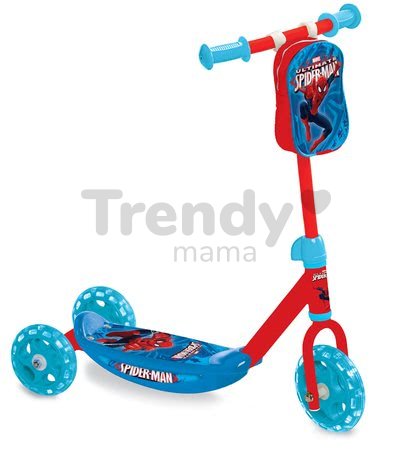 Trojkolesová kolobežka Ultimate Spiderman Mondo s taškou