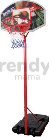 Basketbalový kôš Mondo s nastaviteľným kovovým stojanom výška 210-260 cm od 5 rokov