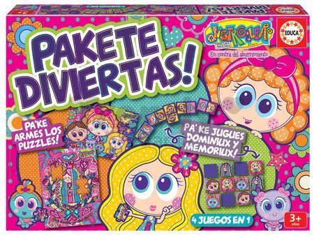 Puzzle, domino a pexeso Distroller Disney Superpack Educa 