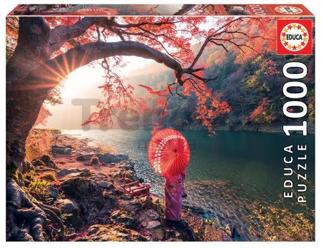 Puzzle Sunrise in Katsura River Japan Educa 1000 dielov a Fix lepidlo od 11 rokov