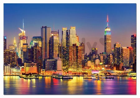Puzzle Manhattan at Night Educa 1500 dielov a Fix lepidlo od 11 rokov