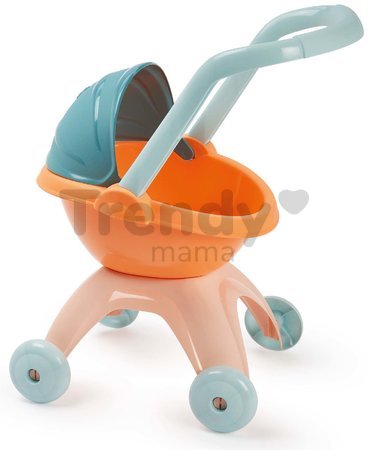 Kočík hlboký Baby Pram Vert Azur Écoiffier pre 30 cm bábiku od 18 mes