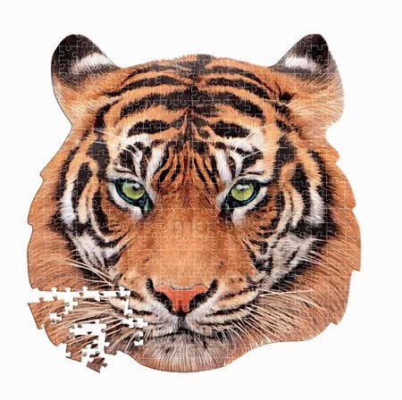 Puzzle Tiger face shape Educa 375 dielov a Fix lepidlo od 11 rokov