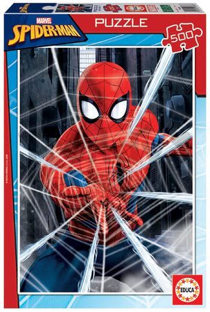 Puzzle Spiderman Educa 500 dielov a Fix lepidlo od 11 rokov