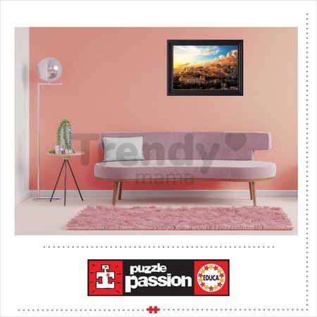 Puzzle Acropolis of Athens Educa 1000 dielov a Fix lepidlo od 11 rokov