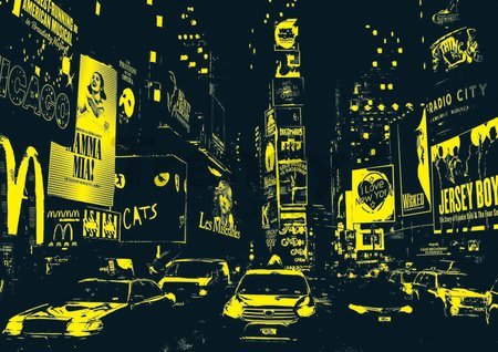 Puzzle Times Square, New York Neon Educa 1000 dielov a Fix Lepidlo od 11 rokov