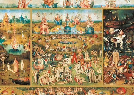 Puzzle Garden of Delights Educa 2000 dielov a Fix lepidlo od 11 rokov