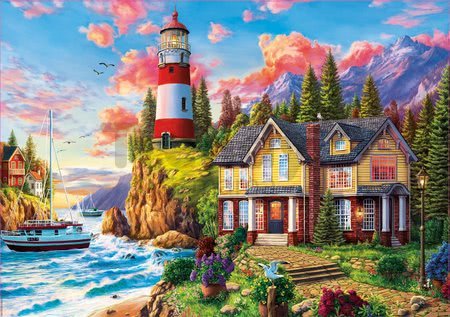 Puzzle Lighthouse near the Ocean Educa 3000 dielov od 11 rokov