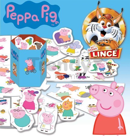 Spoločenská hra Rýchly ako rys Lynx Peppa Pig Educa španielsky 70 obrázkov