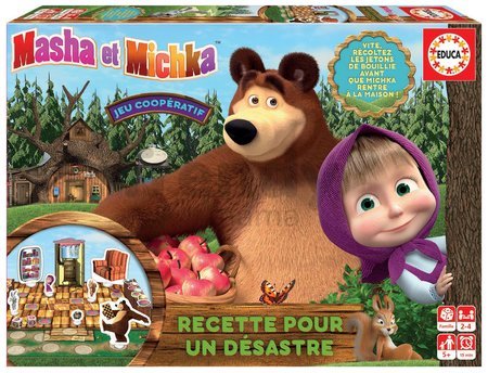 Spoločenská hra Máša a Medveď Educa od 5 rokov - vo francúzštine