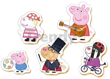 Puzzle pre najmenších Baby 5 Peppa Pig 2 Educa od 24 mes