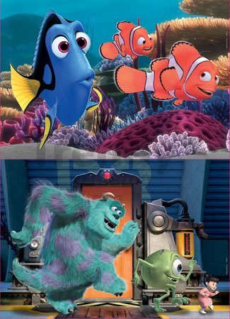 Drevené puzzle Pixar Disney Educa 2x25 dielov