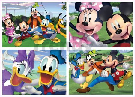 Puzzle Mickey Mouse Disney Multi 4 Junior Educa 20-40-60-80 dielov od 4 rokov